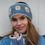 Pachamama Knitwear Daisy Chain Headband Jacaranda 