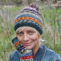 Pachamama Knitwear Elveden Bobble Beanie wearing