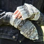 Pachamama Classic Fairisle Glove Mitts Natural Left Side
