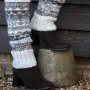 Fairisle Legwarmers Natural