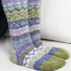 Pachamama Finisterre Long Socks Olive