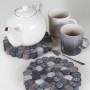 Pachamama Finisterre Natural Rock Trivet Side