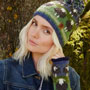 Pachamama Knitwear Flock of Herdwick Sheep Bobble Beanie Hat together
