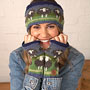 Pachamama Knitwear Flock of Herdwick Sheep Handwarmer front