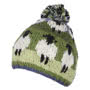 Pachamama Knitwear Flock of Sheep Bobble Beanie Hat seperate