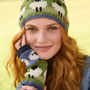 Pachamama Knitwear Flock of Sheep Handwarmer front