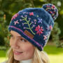 Pachamama Knitwear Hampton Court Bobble Beanie right