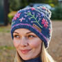 Pachamama Knitwear Hampton Court Bobble Beanie side