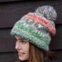 Pachamama Knitwear Hazy Herdi Bobble Beanie side