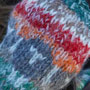 Pachamama Knitwear Hazy Herdi Handwarmer close