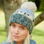 Pachamama Knitwear Hazy Sheep Bobble Beanie front view