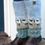 Pachamama Hazy Sheep Legwarmers inside
