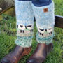 Pachamama Hazy Sheep Legwarmers wearing