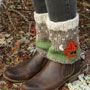 Pachamama Herd Of Highland Cow Boot Cuff Left Side