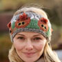 Pachamama Knitwear Herd of Highland Cow Headband front
