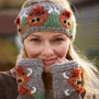 Pachamama Knitwear Herd of Highland Cow Headband together