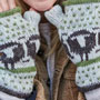 Pachamama Knitwear Herdwick Sheep Handwarmer Oatmeal close