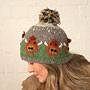Pachamama Knitwear Highland Cow Bobble Beanie side
