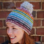 Pachamama Knitwear Hoxton Bobble Beanie Hat side