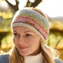Pachamama Knitwear Hoxton Stripe Headband right side