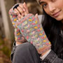 Pachamama Knitwear Kylemore Handwarmer Grey front view