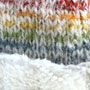Pachamama Knitwear Langtang Bobble Beanie Multi Hat lining