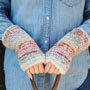 Pachamama Knitwear Langtang Handwarmer wearing