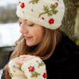 Pachamama Knitwear Lugano Beanie Cream together