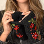 Pachamama Knitwear Lugano Handwarmer - Charcoal lining