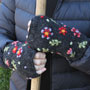 Pachamama Knitwear Lugano Handwarmer - Charcoal 