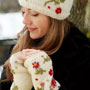 Pachamama Knitwear Lugano Handwarmer Cream left side