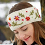 Pachamama Knitwear Lugano Headband Cream left side