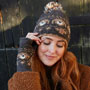 Pachamama Knitwear Pooch Dog Bobble Beanie Bark front