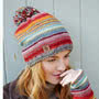 Pachamama Knitwear Seville Bobble Beanie Hat wearing