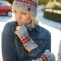 Pachamama Knitwear Shetland Handwarmer - Oatmeal together