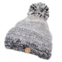 Pachamama Knitwear Sierra Nevada Bobble Beanie Smoke seperate