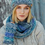 Pachamama Knitwear Sierra Nevada Handwarmer Blue together