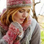 Pachamama Knitwear Sierra Nevada Handwarmer Red Earth together