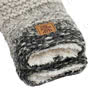 Pachamama Knitwear Sierra Nevada Handwarmer - Smoke close up