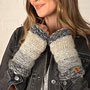 Pachamama Knitwear Sierra Nevada Handwarmer - Smoke front view