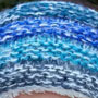 Pachamama Knitwear Sierra Nevada Headband Blue close up