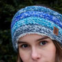 Pachamama Knitwear Sierra Nevada Headband Blue front view