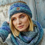 Pachamama Knitwear Sierra Nevada Headband Blue together