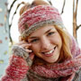 Pachamama Knitwear Sierra Nevada Headband Red Earth together