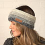 Pachamama Knitwear Sierra Nevada Headband Smoke left side