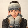 Pachamama Knitwear Sierra Nevada Headband Smoke together