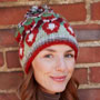 Pachamama Knitwear Skulk of Foxes Bobble Beanie Hat front