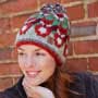 Pachamama Knitwear Skulk of Foxes Bobble Beanie Hat On