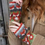 Pachamama Knitwear Skulk of Foxes Handwarmer side view