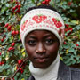 Pachamama Knitwear Strawberry Headband front view